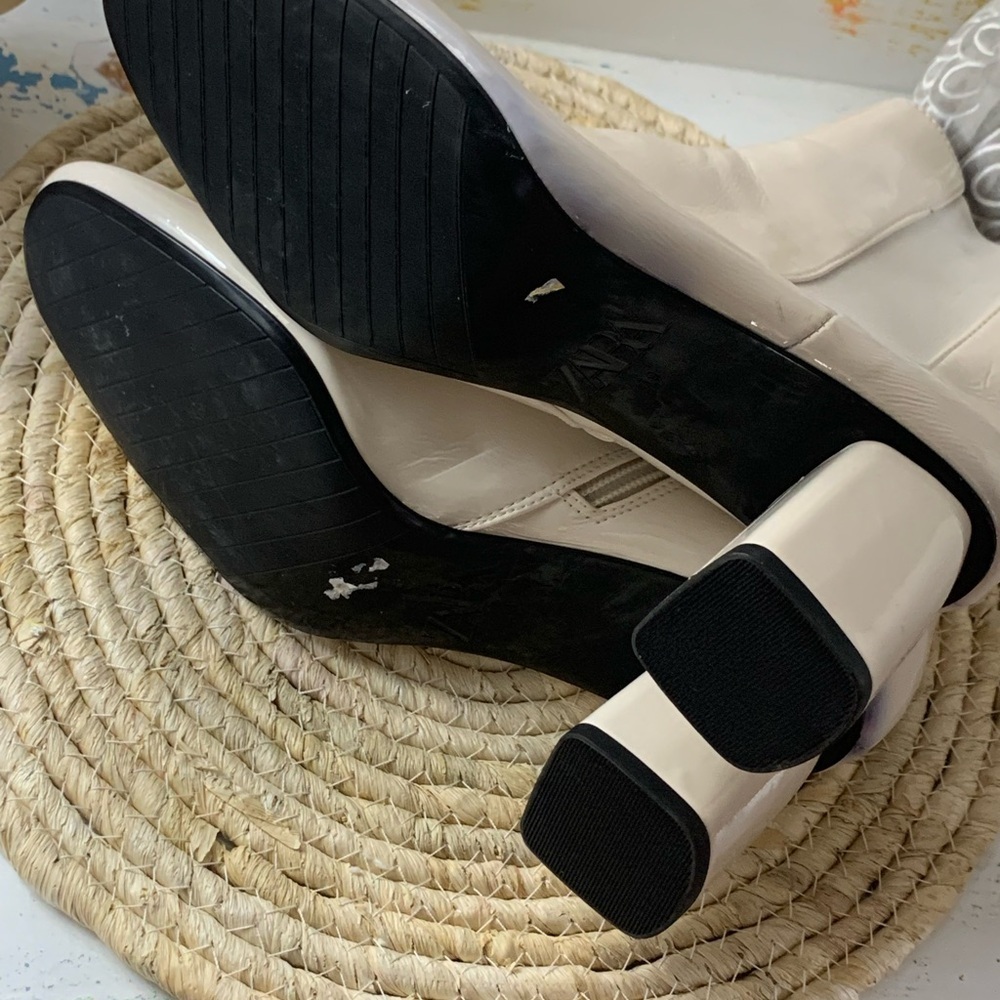 3 for $25 Zara off white booties - Picture 5 of 7